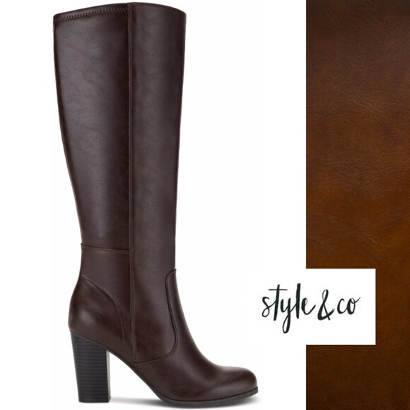 Style & Co. Shoes - Style & Co Addyy Knee High Dress Boots Sz 6M